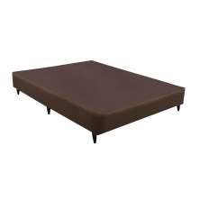 Base para Cama Box Viúva Linen (30x128x188) Marrom