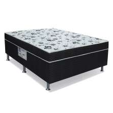 Cama Box Solteiro Conjugada Union D28 Preta