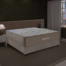 Colchão Casal Viscomemory com Espuma Viscoelástica D60 (28x138x188) Bege