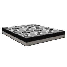 Colchão Queen ISO Dupla Face (20x158x198) Cinza e Preto