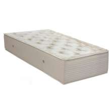 Colchão Solteiro Orthotel Espuma D28 Molas Superlastic 30x88x188 Bege e Branco