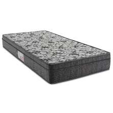 Colchão Solteiro Physical Nanolastic Molas Ensacadas (88x188x23) Cinza e Branco