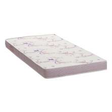 Colchão Solteiro Physical Resistente Lilás E Branco 14x78x188 Ortobom