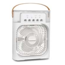 Mini Climatizador De Ar Com Reservatório Para Água E Gelo com Led Variado