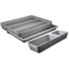 2 Organizador de Talheres Porta Talheres Gaveta Extensível P
