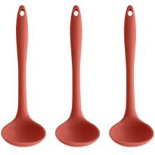 3 Kit de Conchas Silicone Cozinha Sopa Caldo Feijão OU Terra