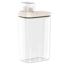 Dispenser para Sabão Líquido Amaciante 2,3L Flow Bege com Ta