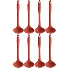 Kit 8 Conchas de Silicone Utensílios Cozinha Talheres para S