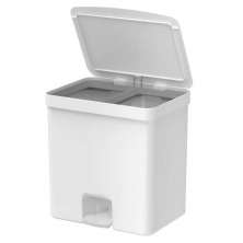 Lixeira Coleta Seletiva com Pedal para Cozinha 20L Trium Dup