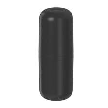 Porta Escova de Dentes com Tampa Bold para Banheiro Lavabo Pia Ou Preto Fosco