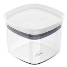 Pote Hermético 450ml Plástico Vedação Hermética Em Silicone Branco