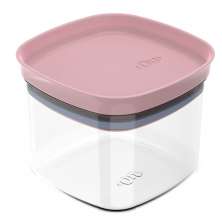 Pote Hermético 450ml Plástico Vedação Hermética Em Silicone Rosa