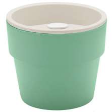 Vaso Auto Irrigável M Horta Vasos Para Plantas Tempero Flores Verde Menta
