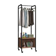 Armário Multiuso Roupeiro Industrial Lisboa Preto/Demolição 69cm - Pallazio