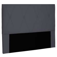 Cabeceira Casal 1,40m Aquilla Suede Cinza - Pallazio