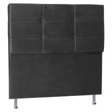 Cabeceira Casal 1,40m Tóquio Suede Cinza - Pallazio