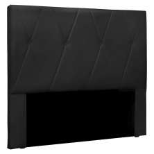 Cabeceira King 1,95m Aquilla Veludo Preto - Pallazio