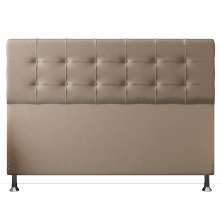 Cabeceira King 1,95m Atenas Suede Bege - Pallazio