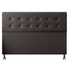 Cabeceira King 1,95m Atenas Suede Marrom - Pallazio