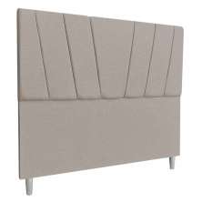 Cabeceira King 1,95m Italia Linho Cappuccino - Pallazio