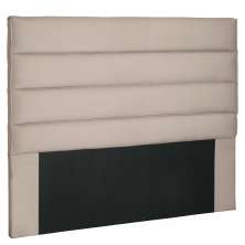 Cabeceira King 1,95m La Italiana Suede Bege - Pallazio