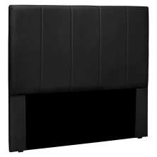 Cabeceira King 1,95m Ravenna Veludo Preto - Pallazio
