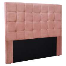 Cabeceira King 1,95m Verona Veludo Rosa - Pallazio