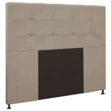 Cabeceira King 1,95m Zurique Suede Bege - Pallazio