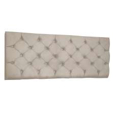 Cabeceira Painel Capitonê Solteiro 0,90m Jade Suede Bege - Pallazio