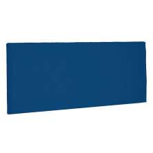 Cabeceira Painel Casal 1,40m Esmeralda Suede Azul Marinho - Pallazio