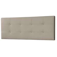Cabeceira Painel King 1,95m Berlim Suede Bege - Pallazio
