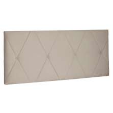 Cabeceira Painel Queen 1,60m Aquilla Suede Bege - Pallazio