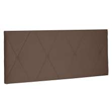 Cabeceira Painel Queen 1,60m Aquilla Suede Caramelo - Pallazio