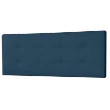 Cabeceira Painel Queen 1,60m Berlim Suede Azul Marinho - Pallazio