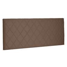Cabeceira Painel Queen 1,60m Esmeralda Suede Caramelo - Pallazio