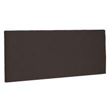 Cabeceira Painel Queen 1,60m Esmeralda Suede Marrom Café - Pallazio