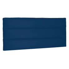 Cabeceira Painel Solteiro 0,90m La Italiana Suede Azul Marinho - Pallazio
