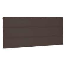 Cabeceira Painel Solteiro 0,90m La Italiana Suede Marrom Café - Pallazio
