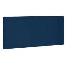 Cabeceira Painel Solteiro 0,90m Ravenna Suede Azul Marinho - Pallazio