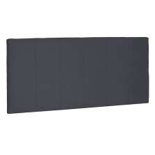 Cabeceira Painel Solteiro 0,90m Ravenna Suede Cinza - Pallazio
