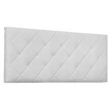 Cabeceira Painel Solteiro 0,90m Tânia Corano Branco - Pallazio