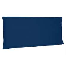 Cabeceira Painel Solteiro 0,90m Veneza Suede Azul Marinho - Pallazio