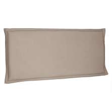 Cabeceira Painel Solteiro 0,90m Veneza Suede Bege - Pallazio