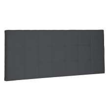 Cabeceira Painel Solteiro 0,90m Verona Suede Cinza - Pallazio