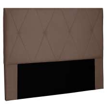 Cabeceira Queen 1,60m Aquilla Suede Caramelo - Pallazio