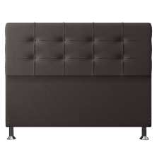 Cabeceira Queen 1,60m Atenas Suede Marrom - Pallazio