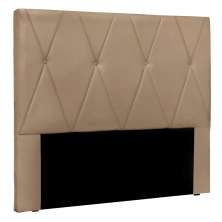 Cabeceira Queen 1,60m Ávila Suede Bege - Pallazio