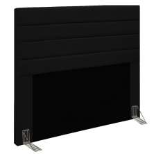 Cabeceira Queen 1,60m Friburgo Suede Preto - Pallazio