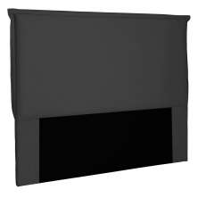 Cabeceira Queen 1,60m Veneza Suede Preto - Pallazio