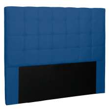 Cabeceira Queen 1,60m Verona Suede Azul Marinho - Pallazio